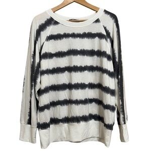 Nally & Millie French Terry Sweatshirt Tie Dye Size Large